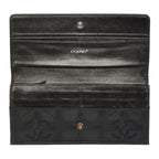 Chanel New Travel Line Wallet Black Nylon — view 6