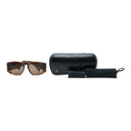 Chanel CC Logo Sunglasses Brown Acetate Eyewear — view 8