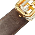 Gucci Interlocking Reversible Belt Brown Leather — view 5