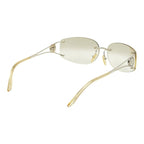 Celine Triomphe Sunglasses Clear Silver Metal Acetate Eyewear — view 3