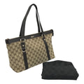 Gucci Tote Bag GG Brown Beige
