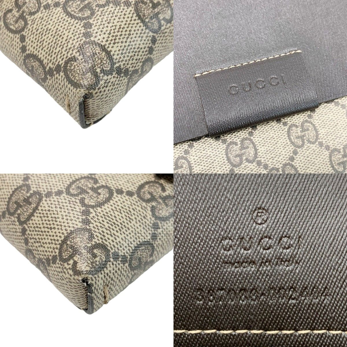 Gucci Clutch GG Supreme Brown — view 8