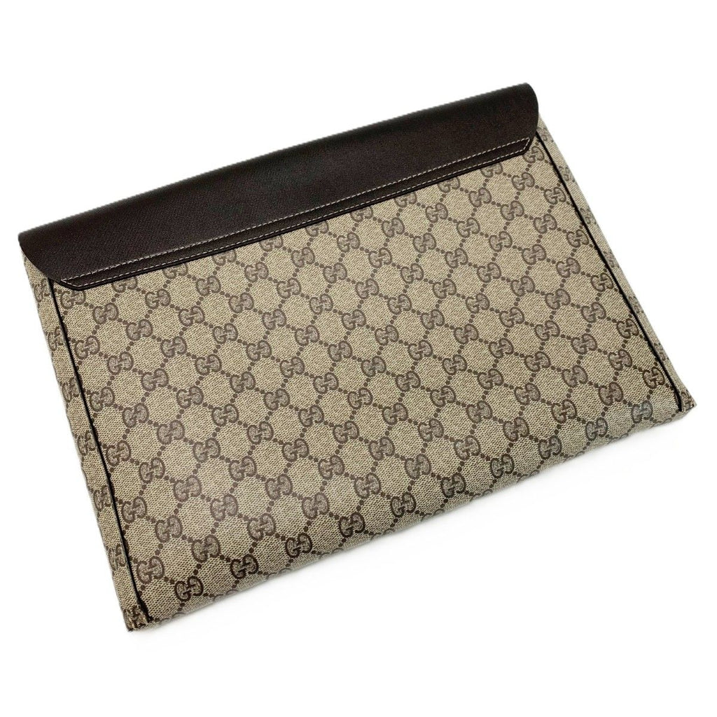 Gucci Clutch GG Supreme Brown — view 2