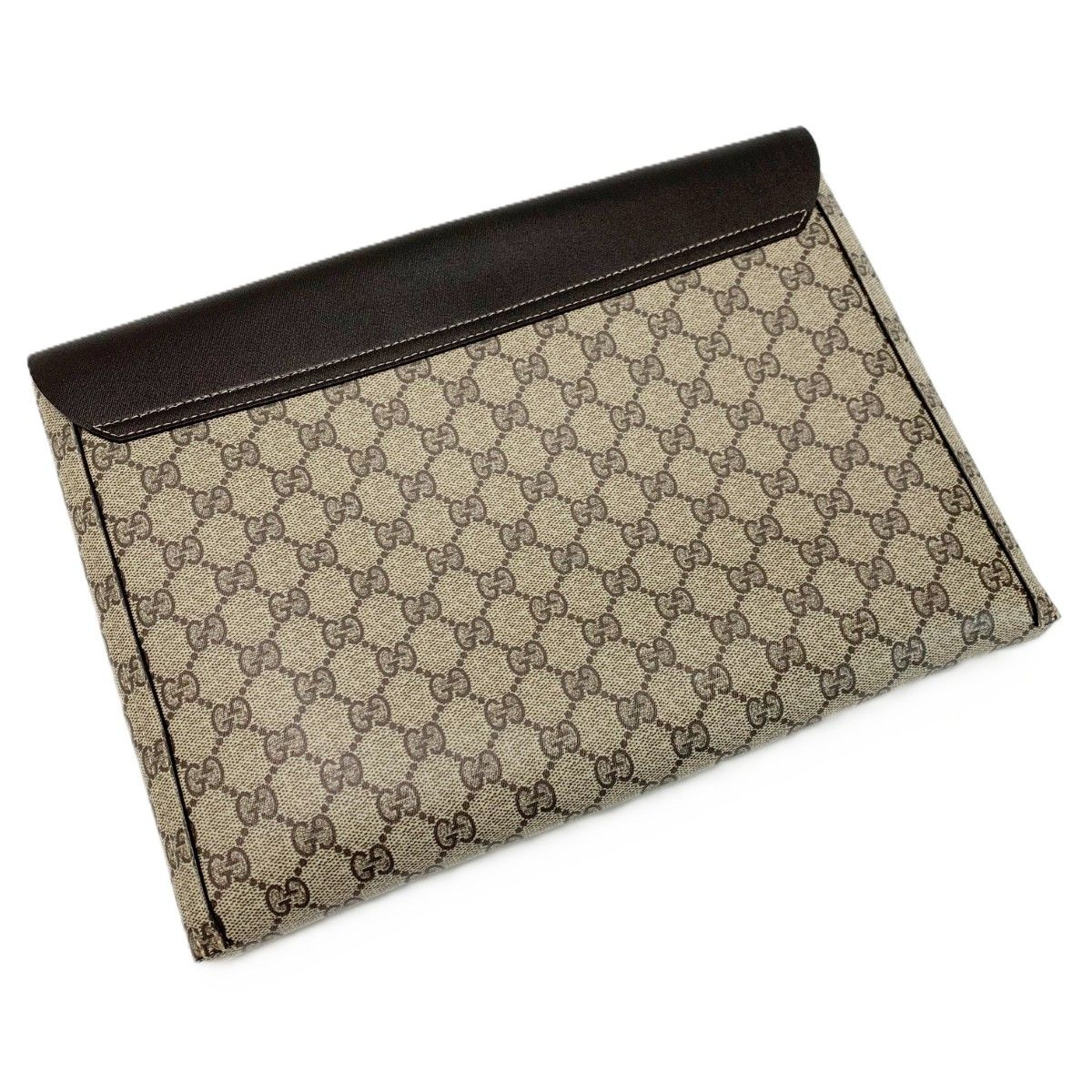 Gucci Clutch GG Supreme Brown — view 2