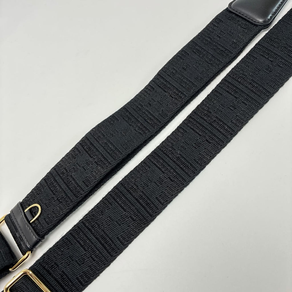 Fendi Shoulder Strap Zucca Pattern Black — view 4