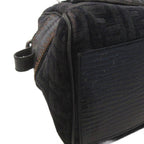 Fendi Etnico Tote Shoulder Bag Zucca Pattern Black — view 7