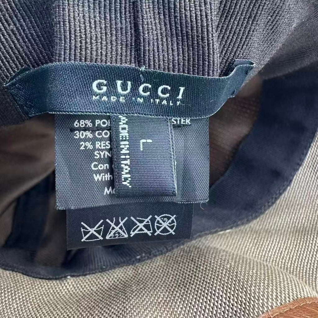 Gucci Bucket Hat GG Logo Beige — view 8