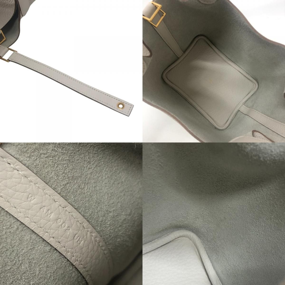 Hermes Handbag Picotin Lock PM 18 PM Taurillon Clemence White — view 8