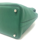 Hermes Handbag Picotin Lock PM 18 PM Taurillon Clemence Vert Moyen Green — view 6