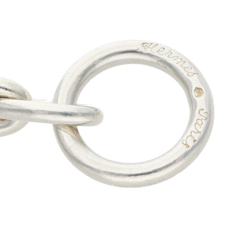 Hermes Chaine D'ancre MM Cursive Silver Bracelet — view 3