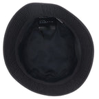 Prada Triangle Plate Nylon Bucket Hat — view 3