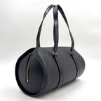 Louis Vuitton Souflo Epi Noir Leather Black Handbag Gold — view 2