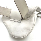 Dior Saddle Leather White Belt Bag Silver — view 5