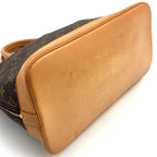 Louis Vuitton Alma PM Monogram Leather Brown Light Handbag Gold — view 5