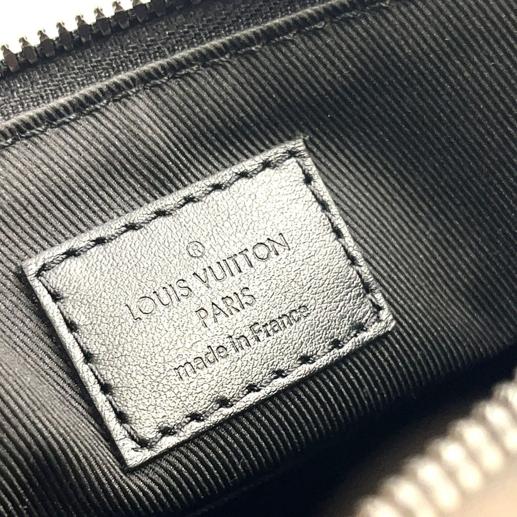 Louis Vuitton Pochette Soir XL Canvas Black Shoulder Bag — view 4