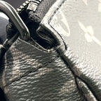 Louis Vuitton Pochette Soir XL Canvas Black Shoulder Bag — view 8