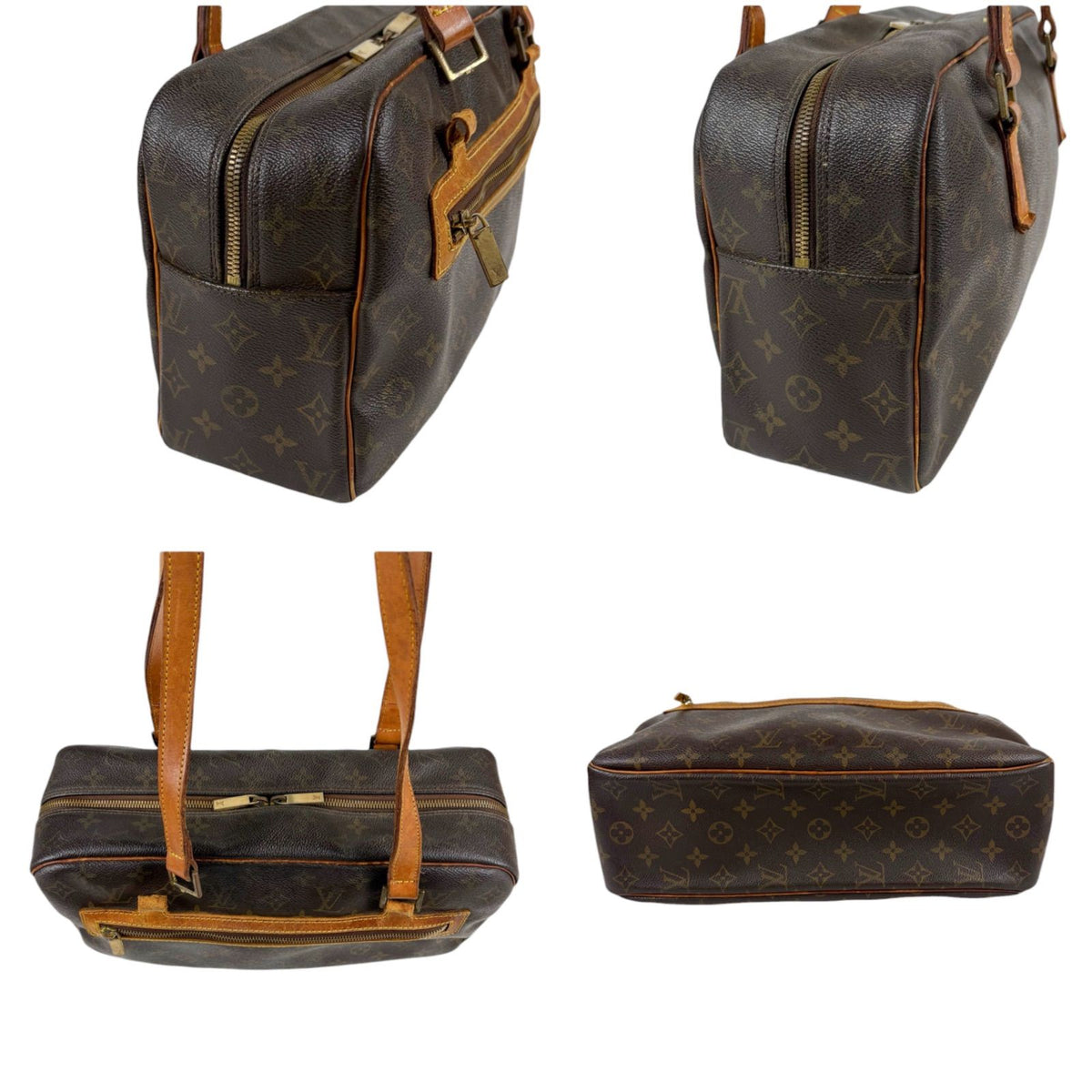 Louis Vuitton Cite GM Tote Monogram Lambskin Brown Shoulder Bag — view 4