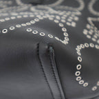 Loewe Anagram Studded Leather Tote Bag Black — view 8