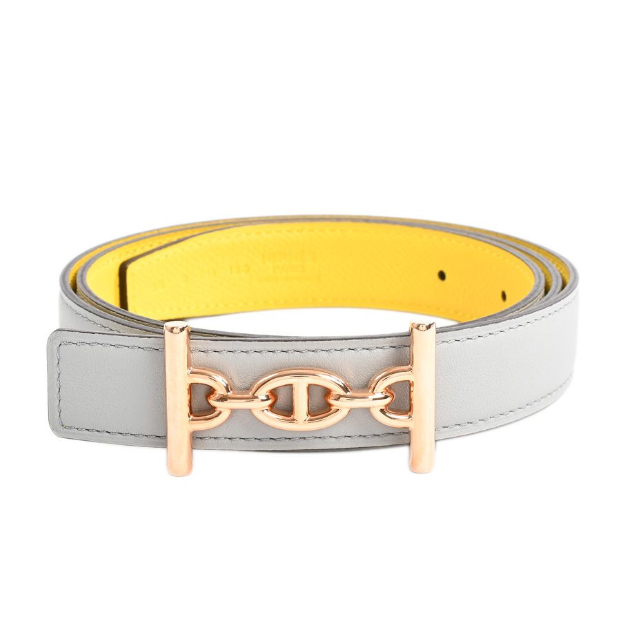 Hermes Belt Lagoon Pink
