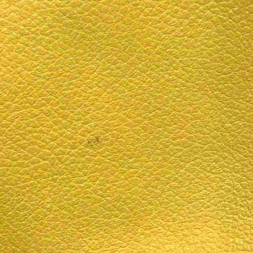Hermes Pouch Leather Yellow — view 8