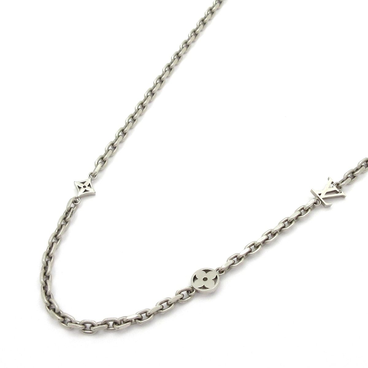 Louis Vuitton Necklace Chain LV Yours Silver