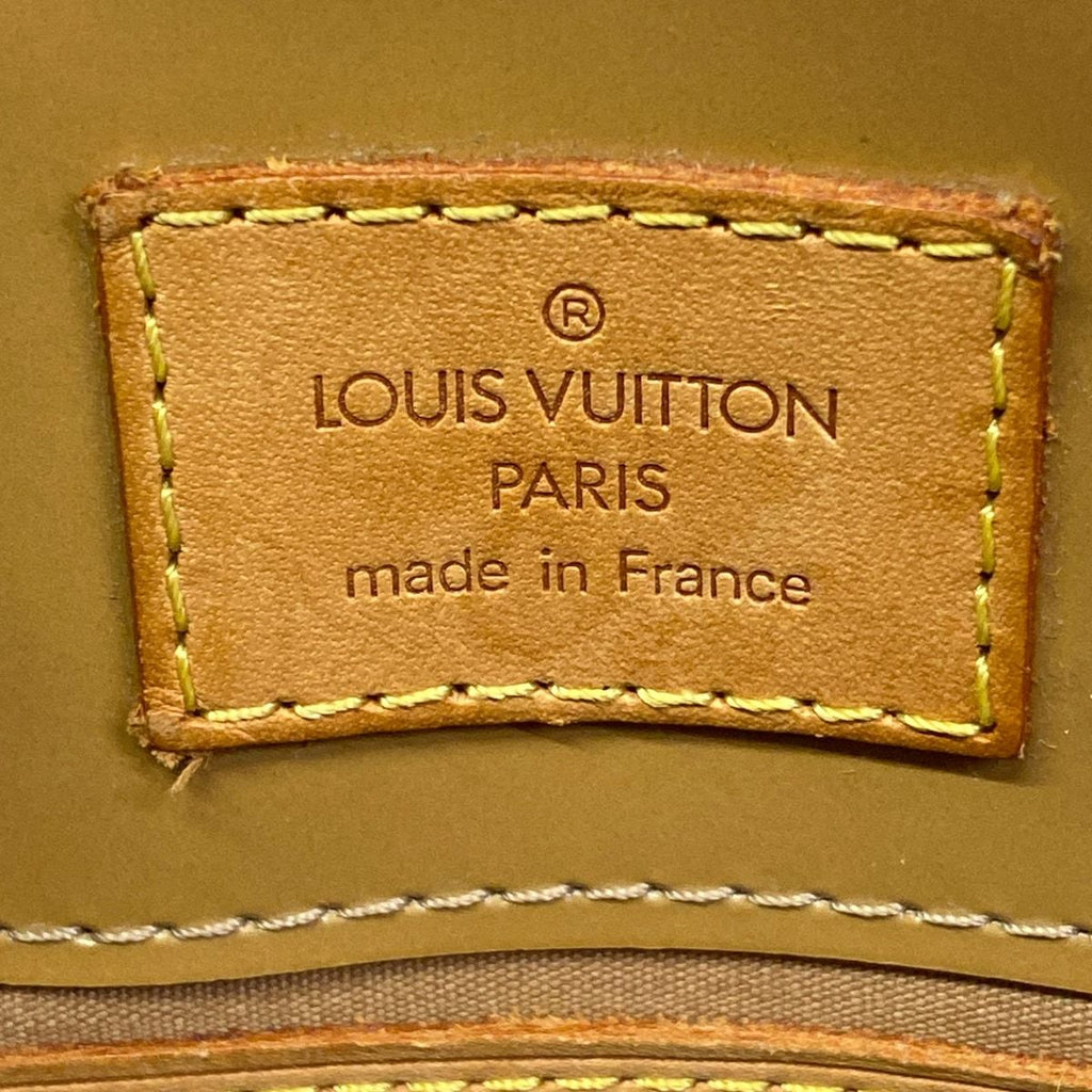 Louis Vuitton Handbag Monogram Vernis Reed PM Noisette Leather — view 8