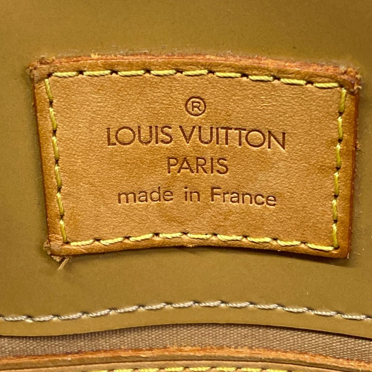 Louis Vuitton Handbag Monogram Vernis Reed PM Noisette Leather — view 8