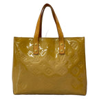 Louis Vuitton Handbag Monogram Vernis Reed PM Noisette Leather — view 3