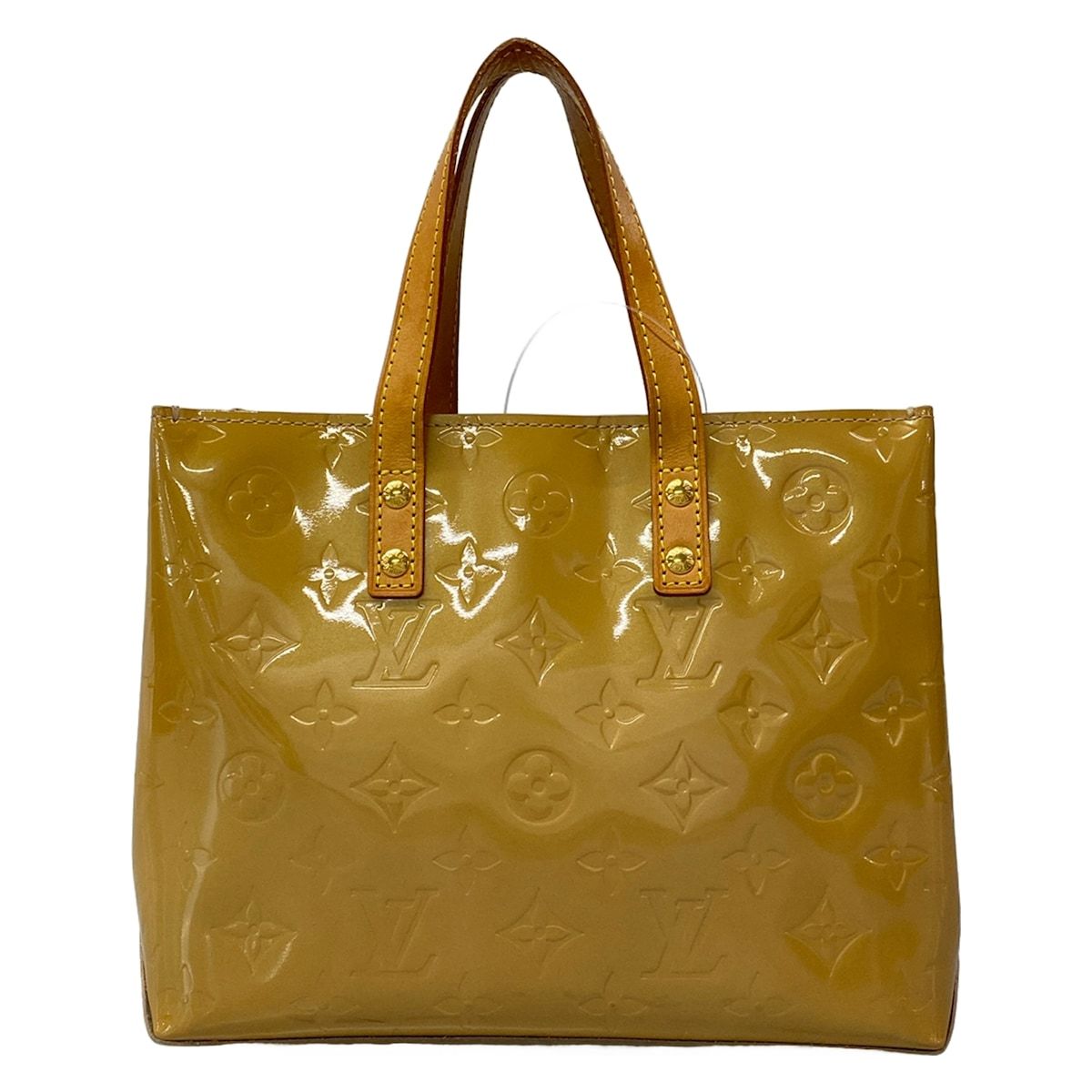 Louis Vuitton Handbag Monogram Vernis Reed PM Noisette Leather — view 3