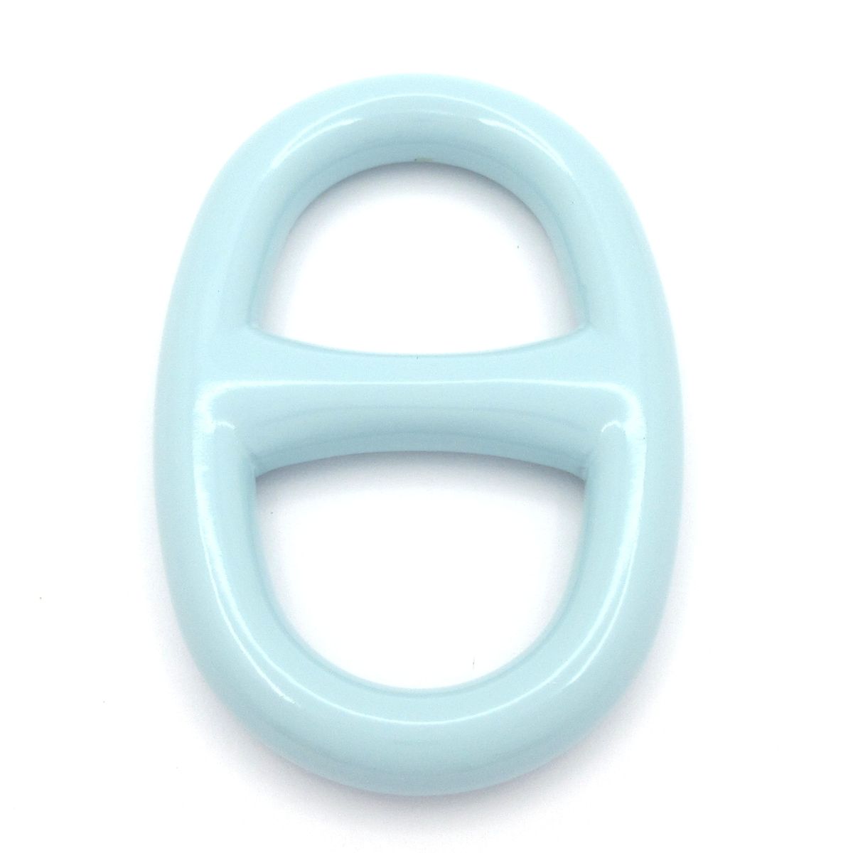 Hermes Scarf Ring Chaine D'ancre Light Blue