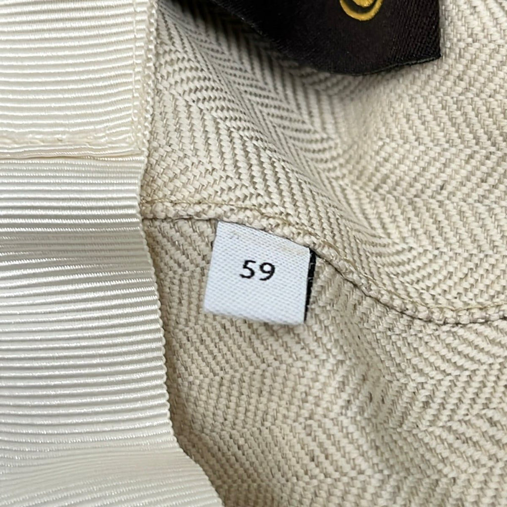 Loewe Hat 59 Light Blue Gray Leather — view 7