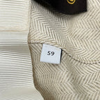 Loewe Hat 59 Light Blue Gray Leather — view 7