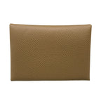 Hermes Coin Purse Calvi Duo Etoupe