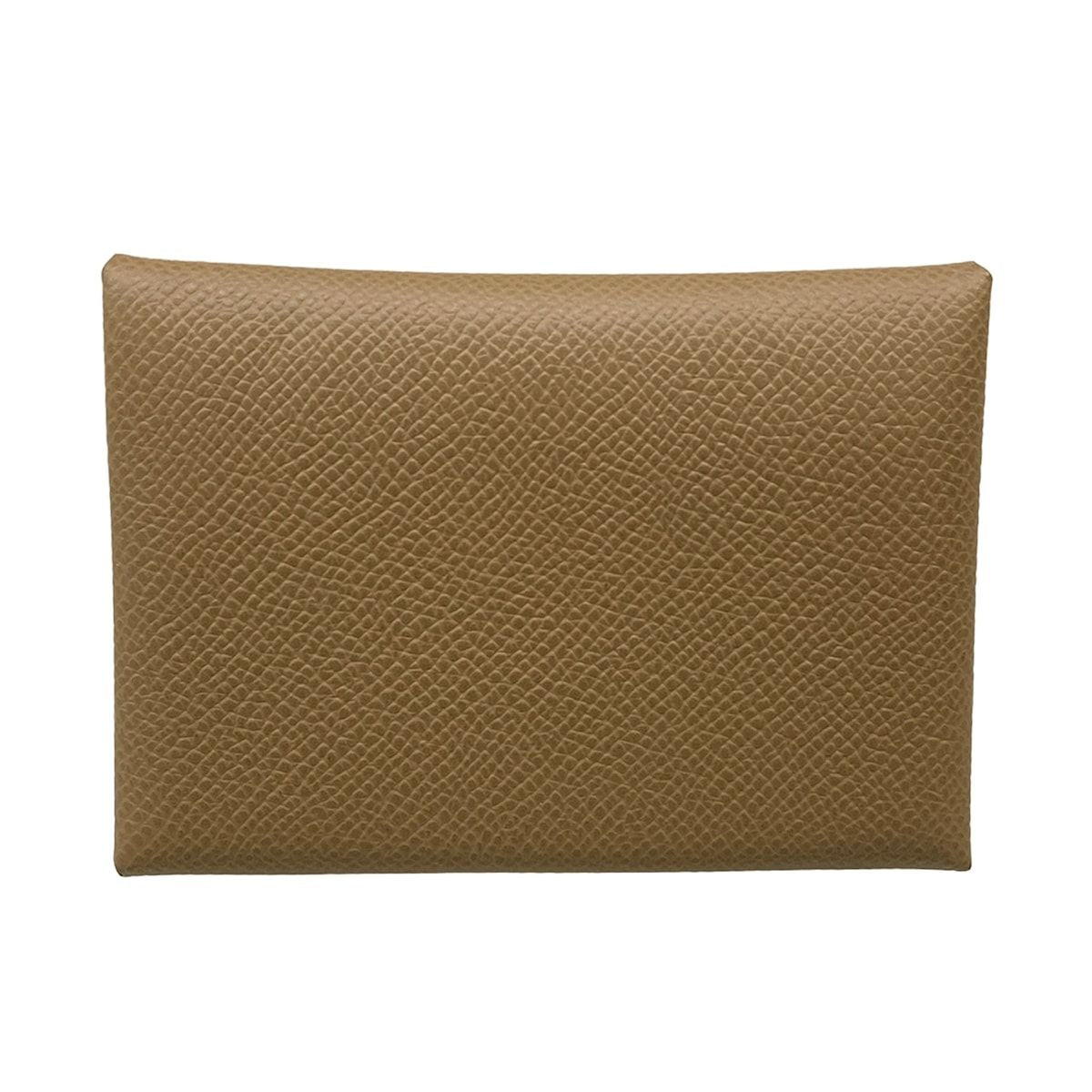 Hermes Coin Purse Calvi Duo Etoupe