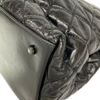 Chanel Tote Bag Chain Me Metallic Gray Shoulder Silver — view 8