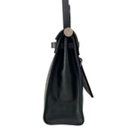 Hermes Handbag Herbag Zip PM Black Silver — view 4