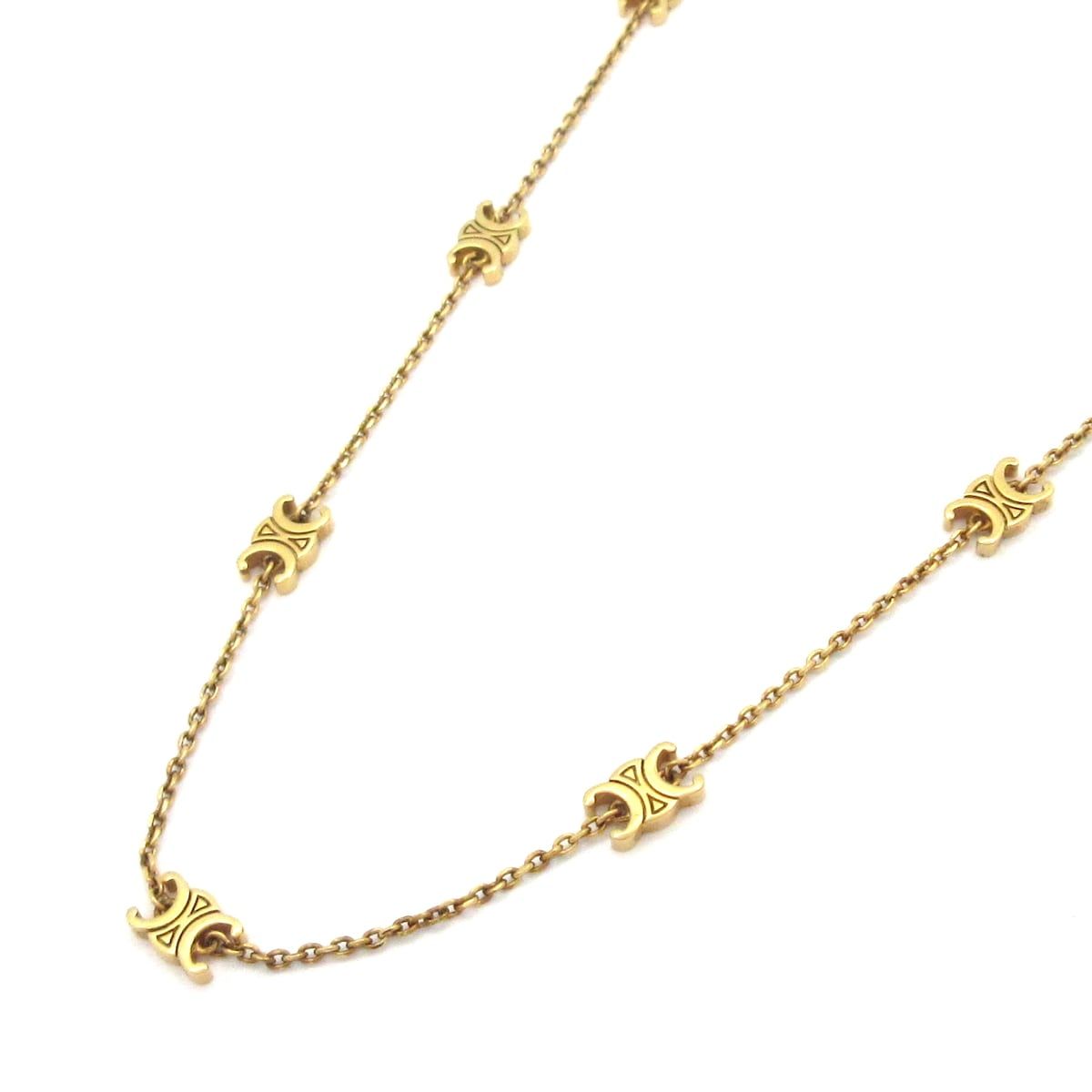 Celine Necklace Mini Triomphe Gold