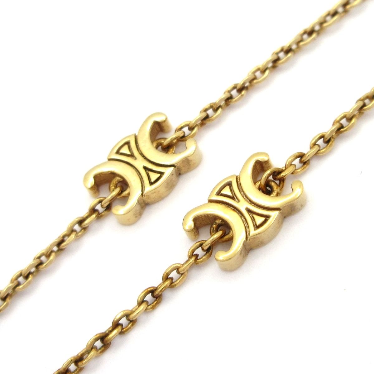Celine Necklace Mini Triomphe Gold — view 3