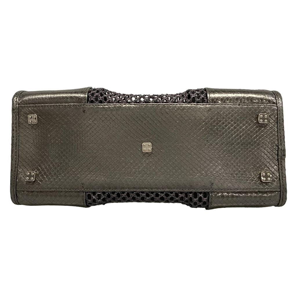 Loewe Handbag Amazona Silver Chain Mesh — view 5