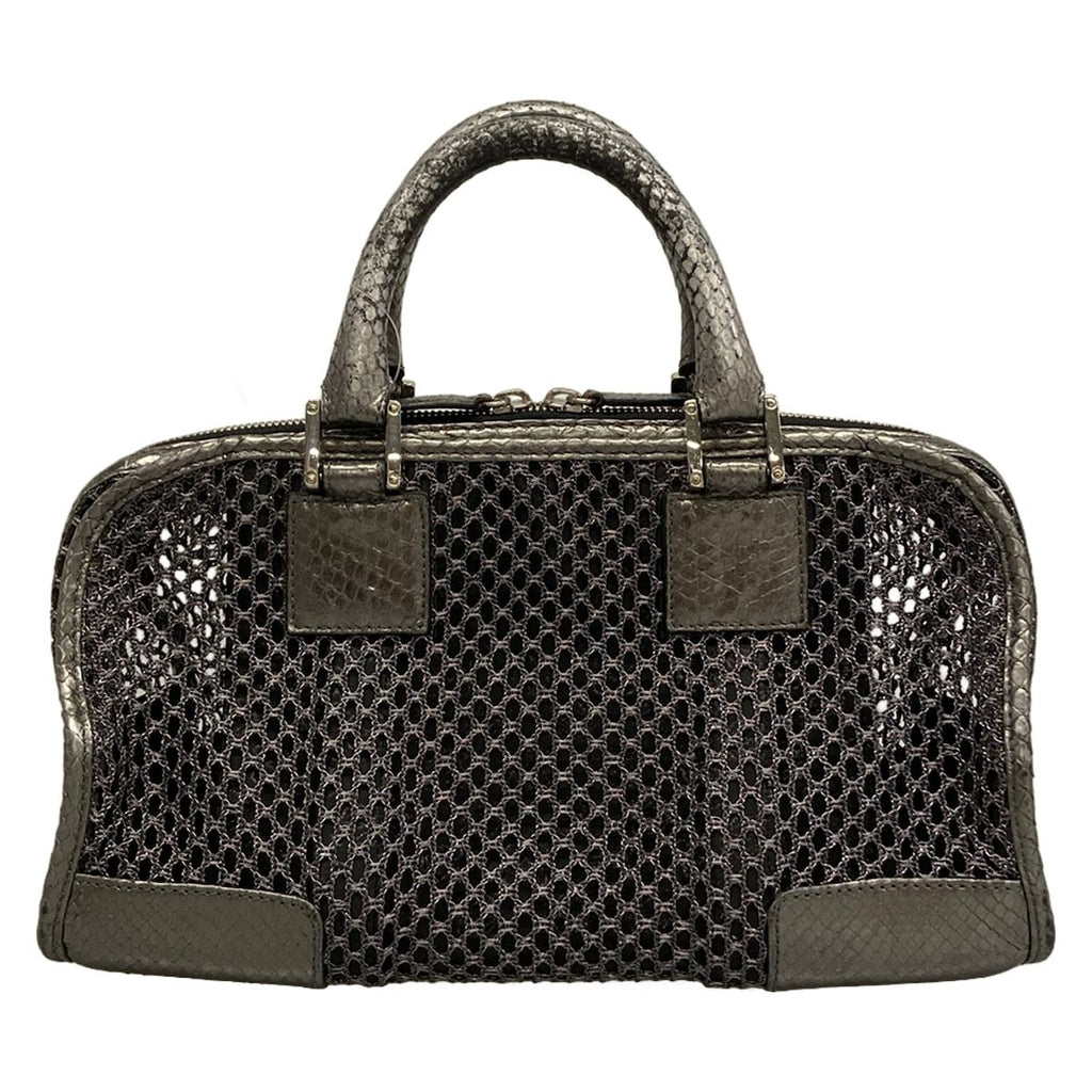 Loewe Handbag Amazona Silver Chain Mesh — view 3