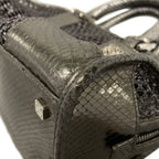 Loewe Handbag Amazona Silver Chain Mesh — view 6