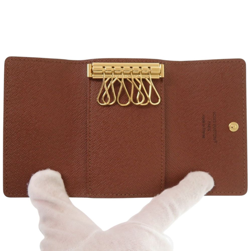 Louis Vuitton Multicles 6 Monogram Key Case Canvas Brown Key Holder — view 5