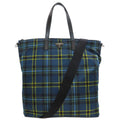 Prada Plaid 2-Way Tote Bag Nylon