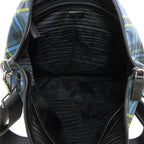 Prada Plaid 2-Way Tote Bag Nylon — view 5