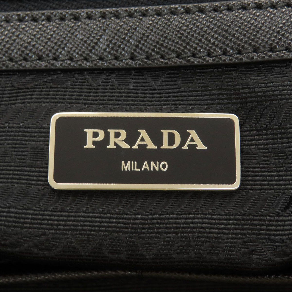 Prada Plaid 2-Way Tote Bag Nylon — view 6