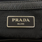 Prada Plaid 2-Way Tote Bag Nylon — view 6