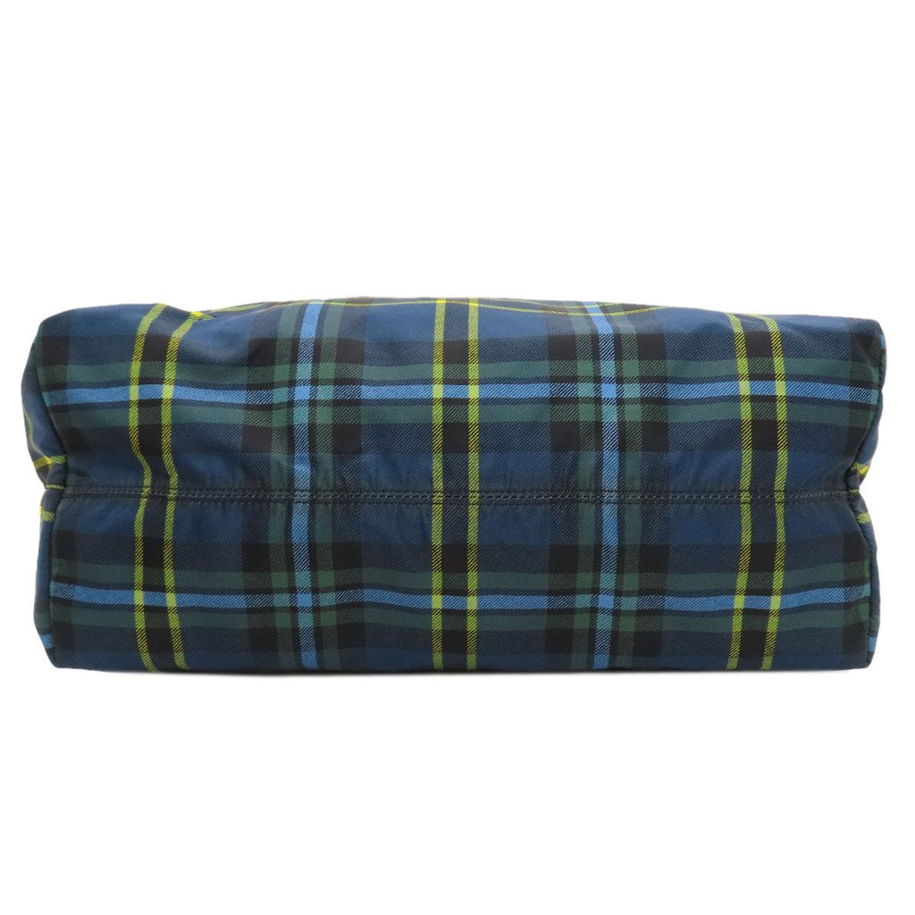 Prada Plaid 2-Way Tote Bag Nylon — view 4
