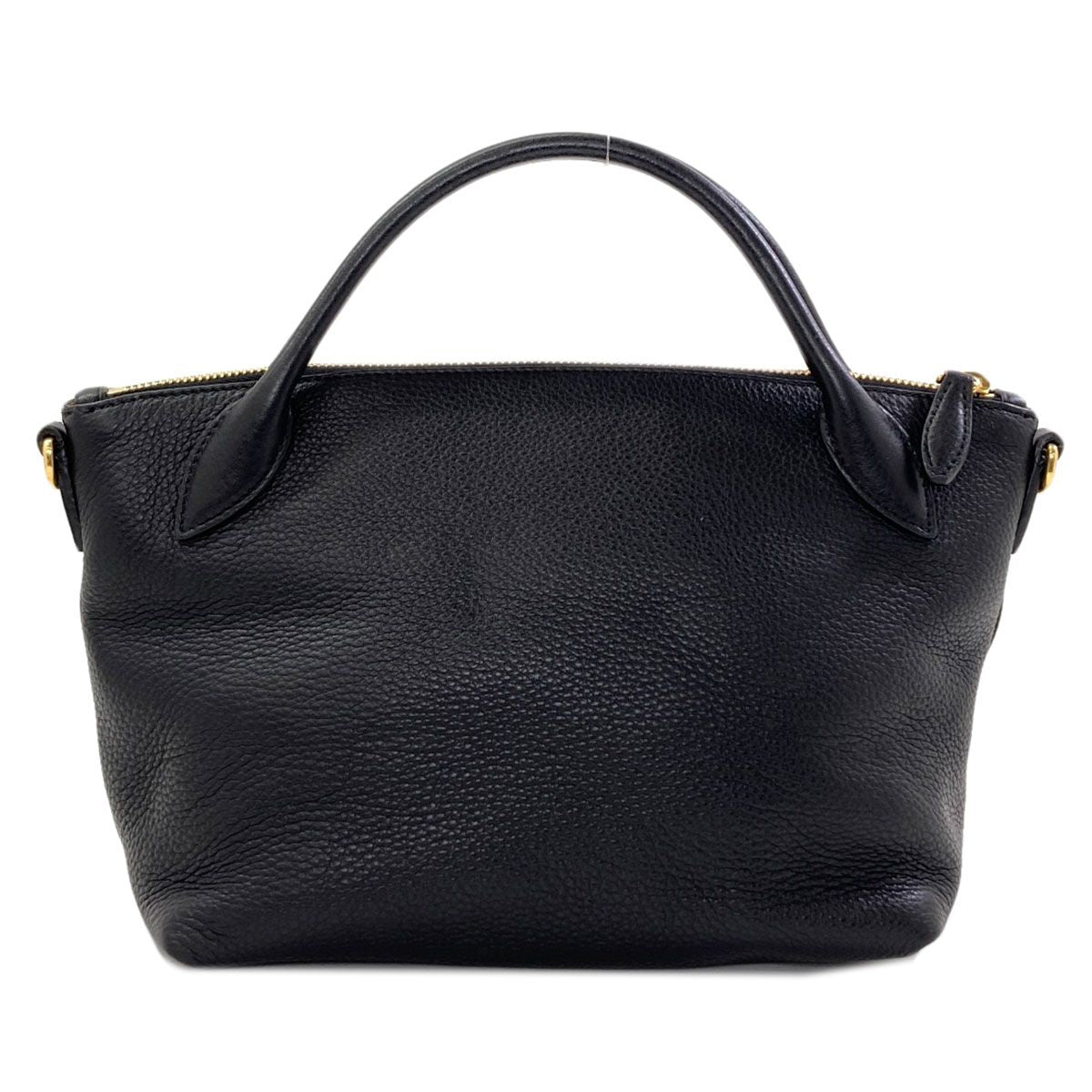 Prada Triangle Logo 2-Way Handbag Calfskin — view 2