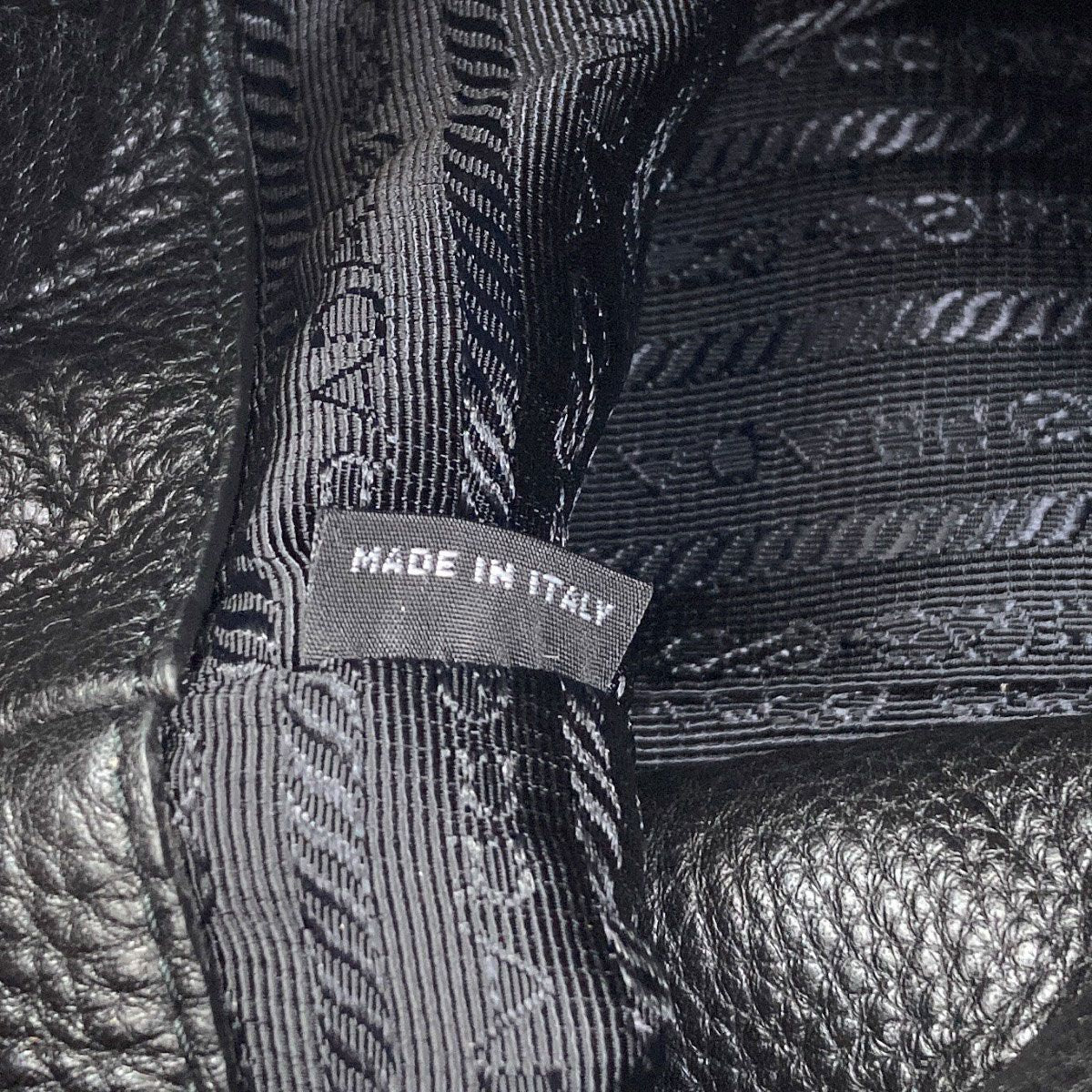 Prada Triangle Logo 2-Way Handbag Calfskin — view 7