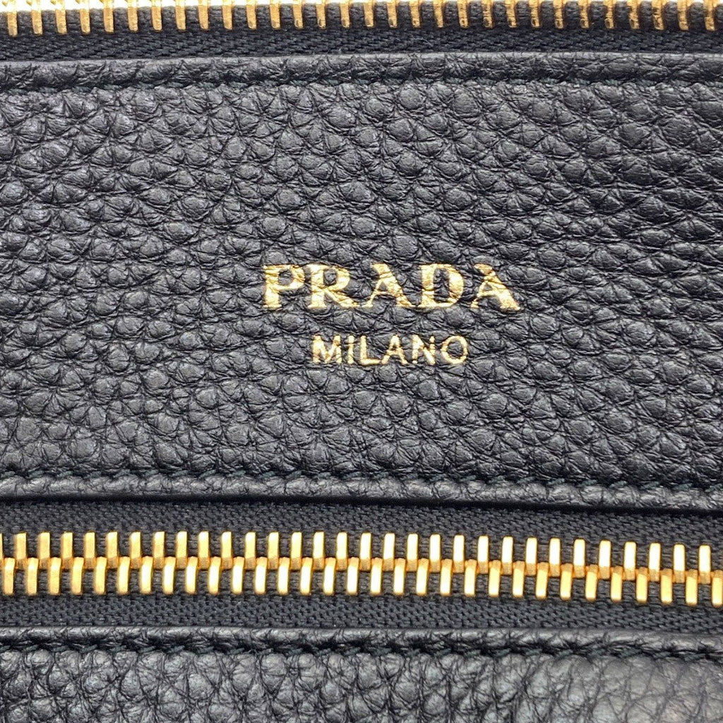 Prada Triangle Logo 2-Way Handbag Calfskin — view 6